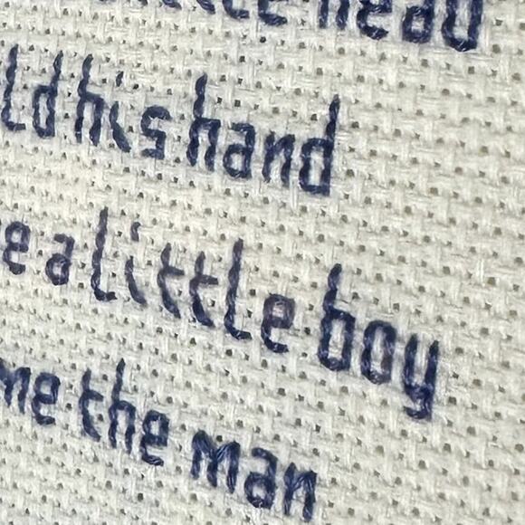 Vintage Cross Stich Embroidery To My Other Mother framed art - Picture 7 of 10